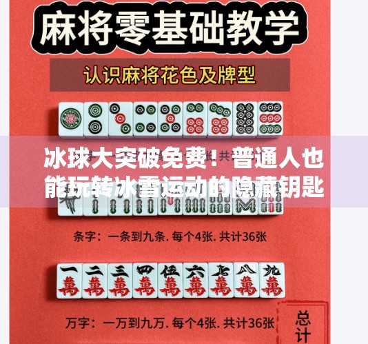 冰球大突破免费！普通人也能玩转冰雪运动的隐藏钥匙,冰球大突破免费